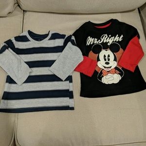 Two long sleeve shirts